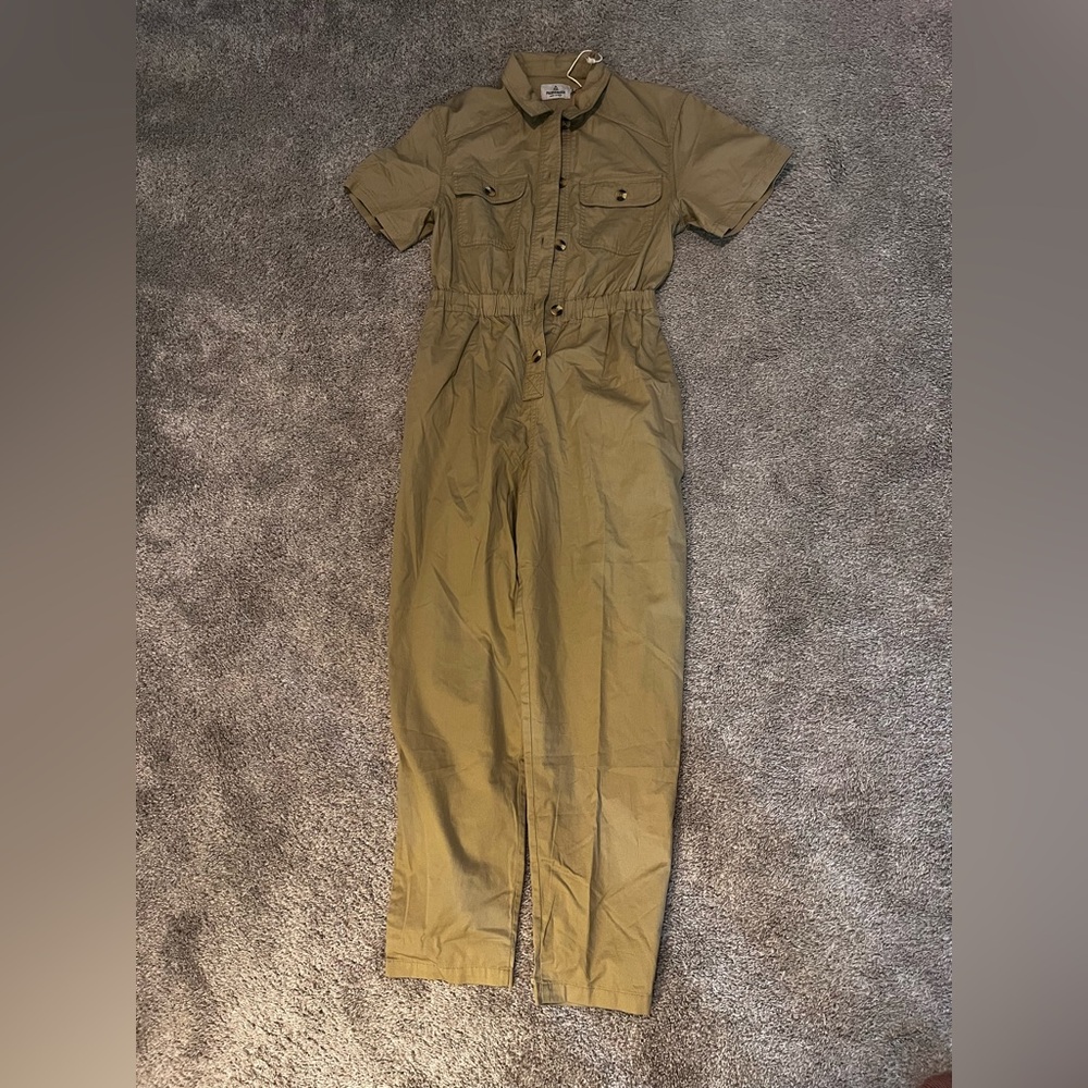 NWT Passenger Bluebell Organic Cotton Khaki Boilersuit